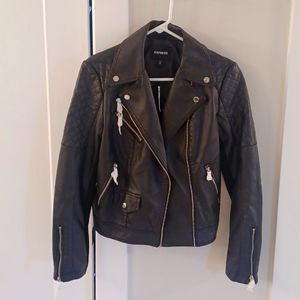 Express leather jacket XS